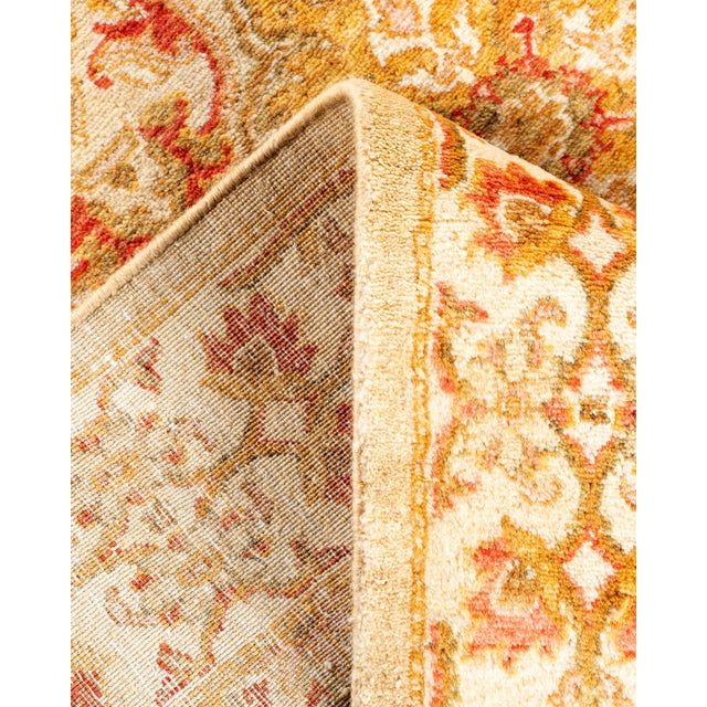 Mogul, One-of-a-Kind Hand-Knotted Runner Rug - Ivory, 2' 6" x 13' 10" For Sale In New York - Image 6 of 8