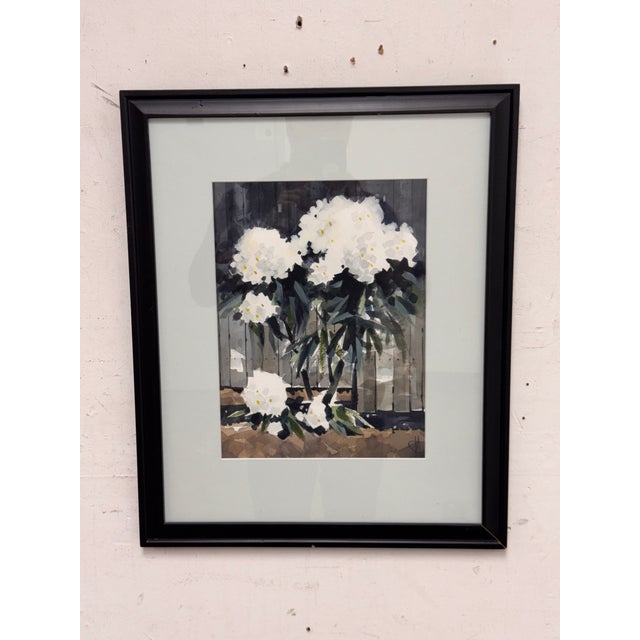 2000 - 2009 Jack Anderson Helene Framed Watercolor, Circa 2002 For Sale - Image 5 of 12