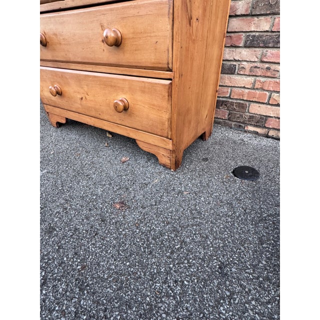 English 19th Century English Pine Chest of Drawers For Sale - Image 3 of 12