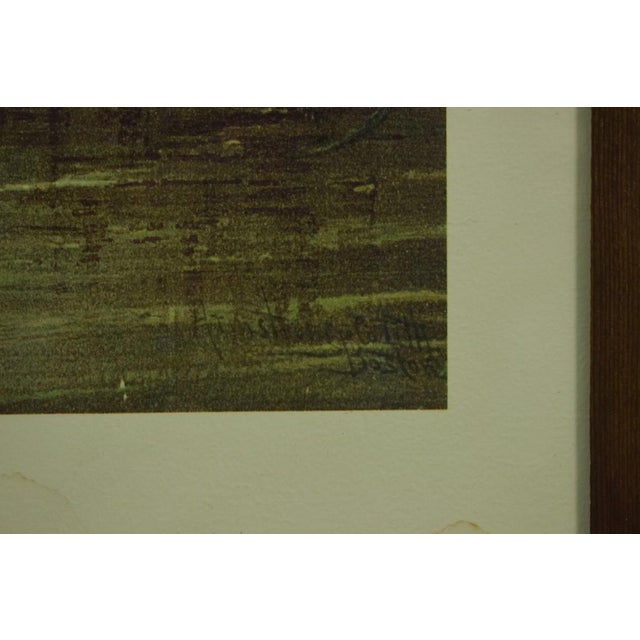 Authorized Orvis Dealer Leaping Trout Colour- Plate by s.a Kilbourne 1878, Framed For Sale - Image 4 of 7