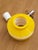 Mid-Century Modern Yellow White Pendant Lamp, Germany, 1970s For Sale - Image 4 of 6