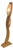 Italian Sculptural Woven Cane Floor Lamp, 1980s For Sale