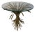 Vintage Hollywood Regency Style Gilt Metal Sheaf of Wheat Side Table For Sale