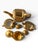 Late 20th Century Wheeling Decorating Co. 22k Gold Doves, Roses & Daisies 4-Piece Tea & Coffee Service - Set of 4 For Sale - Image 4 of 7