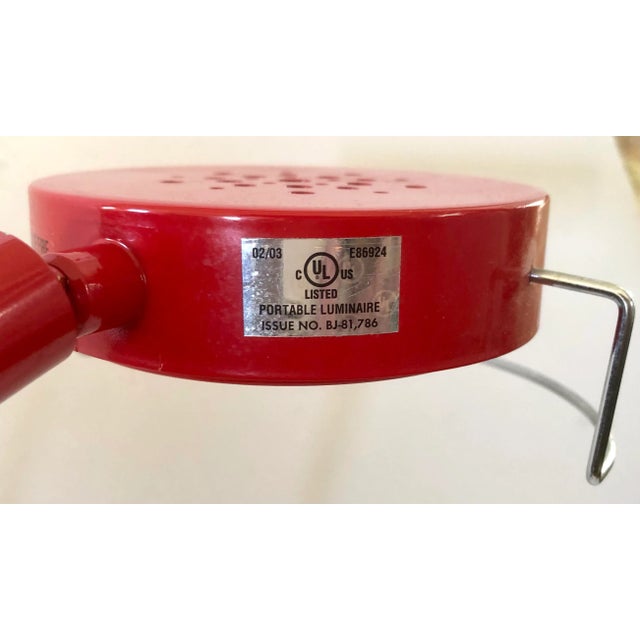 Red Vintage Dog Lamp Designed by Harry Allen For Sale - Image 8 of 8