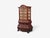 Dutch Baroque Style, Large Bombe Bookcase, Burr Walnut, Glass, England, 1940s For Sale - Image 4 of 15
