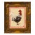 Rooster an Original Framed Painting by Michelle Heimann For Sale