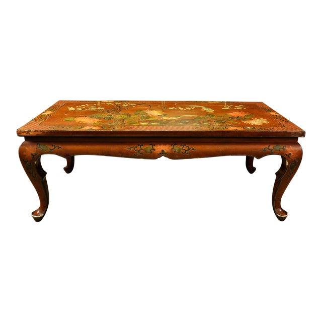 Vintage Asian Style Coffee Table Chairish