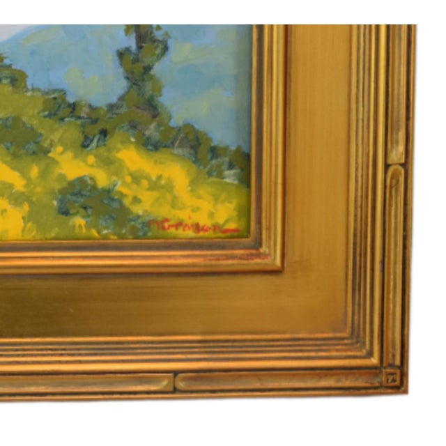 California landscape painting on artist canvas panel by the artist Marc A. Graison b. 1959. Graison studied at the...