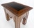 Mid 20th Century Heavy Solid Mahogany Custom Wood Milling Arts & Crafts 1970s Side End Table MINT For Sale - Image 5 of 16