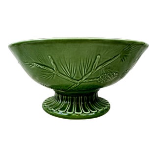 Large Ceramic Pedestal Bowl For Sale