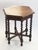 Hexagonal Antique Wooden Barley Twist Table, 1920s For Sale - Image 4 of 7