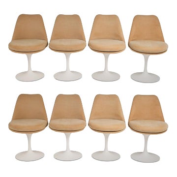 Tulip Chairs by Eero Saarinen for Knoll, 1970s, Set of 8 For Sale