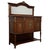 Brown 19th Century Antique French Marble-Top Cabinets with Mirrors, Set of 2 For Sale - Image 8 of 17