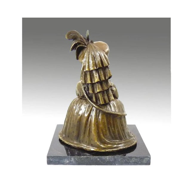 Marie Antoinette Sculpture, 20th Century, Bronze For Sale - Image 4 of 8