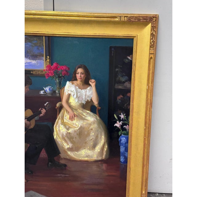 Brass Gary David Hoffmann "Christine's Melody" Limited Edition Art Work, Framed Edition 3 of 95 For Sale - Image 8 of 12