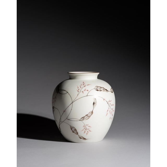 Silky Glazed Hand-Painted Vases by Fritz von Stockmayer for Rosenthal, 1940s, Set of 2 For Sale - Image 17 of 18