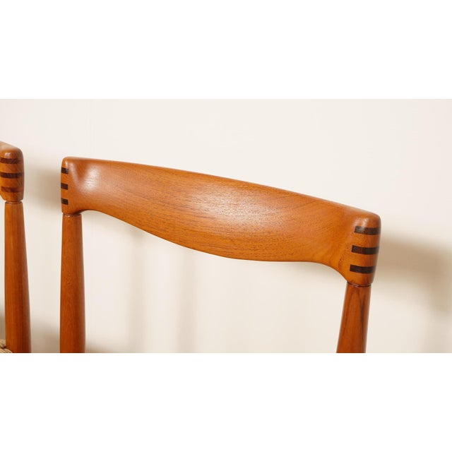 1950s Vintage Teak Dining Chairs by H.W. Klein for Bramin, 1950s, Set of 6 For Sale - Image 5 of 15