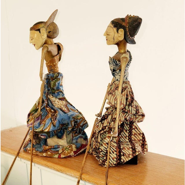 Indonesian Wayang Golek Puppets - Mid 1900s For Sale In Boston - Image 6 of 7