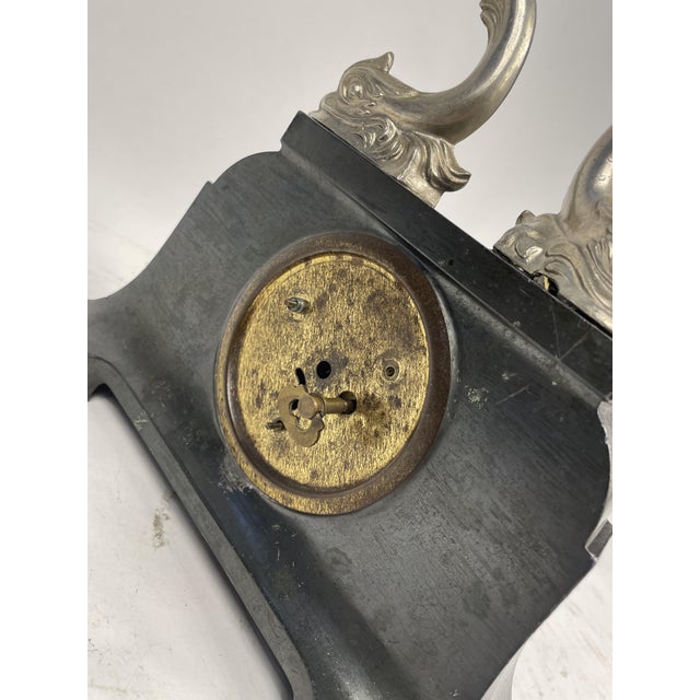 Liberty Clock with Fish, 1920s For Sale - Image 10 of 14