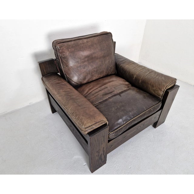 Brutalist Armchair by Harry de Groot for Leolux, 1970s For Sale - Image 11 of 11