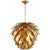 Cynara Grande Chandelier in Gild Designer: Chapman & Myers Canopy: 8.75" Round Mounting: Chain Shade Detail: No Option...