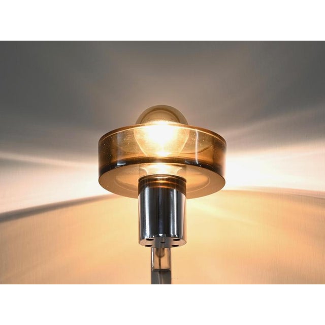 Vintage Bronze Glass and Chrome Ashtray by Flavio Poli Sconce for Seguso, Italy, 1960s For Sale - Image 10 of 14