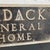 Mid 20th Century Vintage Cast Metal "Yadack Funeral Home" Trade Sign For Sale - Image 5 of 7