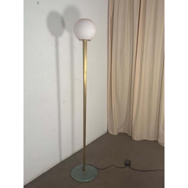 Olimpia Floor Lamp in Brass and Glass by Antonangeli, 1980s For Sale - Image 15 of 15