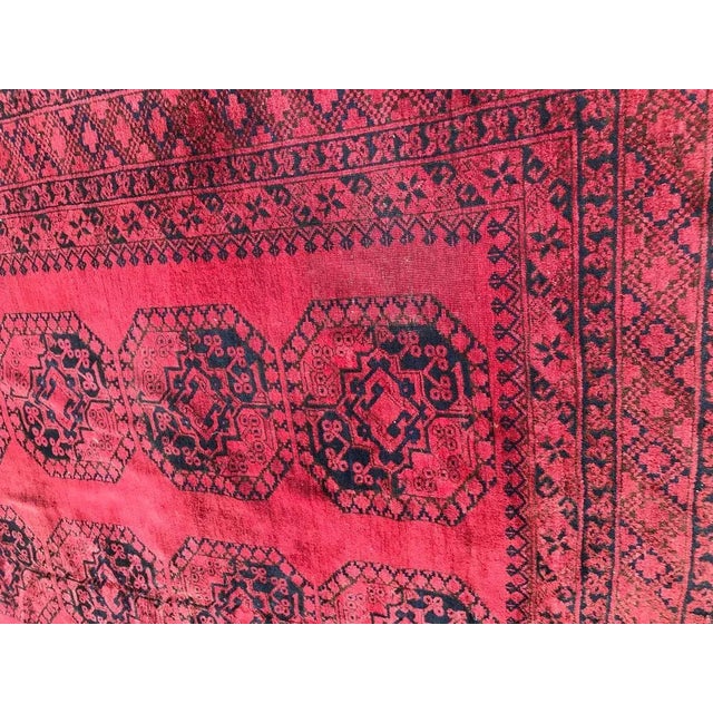 Large Ersari Afghan Rug, 1940s For Sale - Image 11 of 13