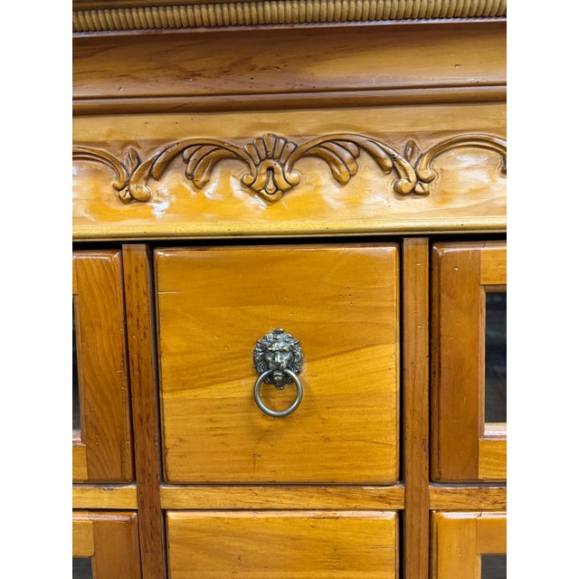 Late 20th Century Vintage Lexington Haberdashery Apothecary Cabinet Display Chest For Sale - Image 5 of 18