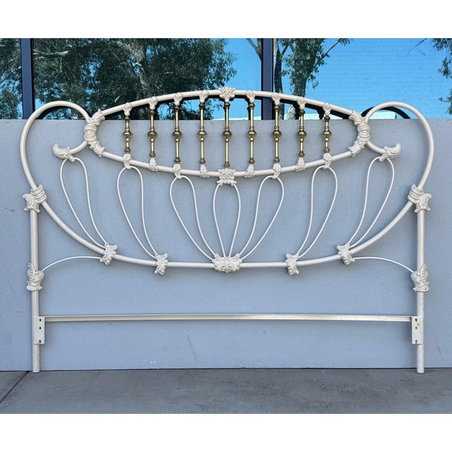 Gorgeous Headboard in Great Vintage Condition. Solid and Firm. There are no Rails. Current Bed Frames should fit. Please...