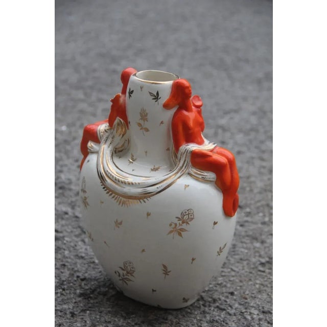 Italian Ceramic Vase, 1950s For Sale - Image 4 of 9