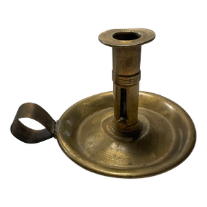 Antique English Brass Chamberstick