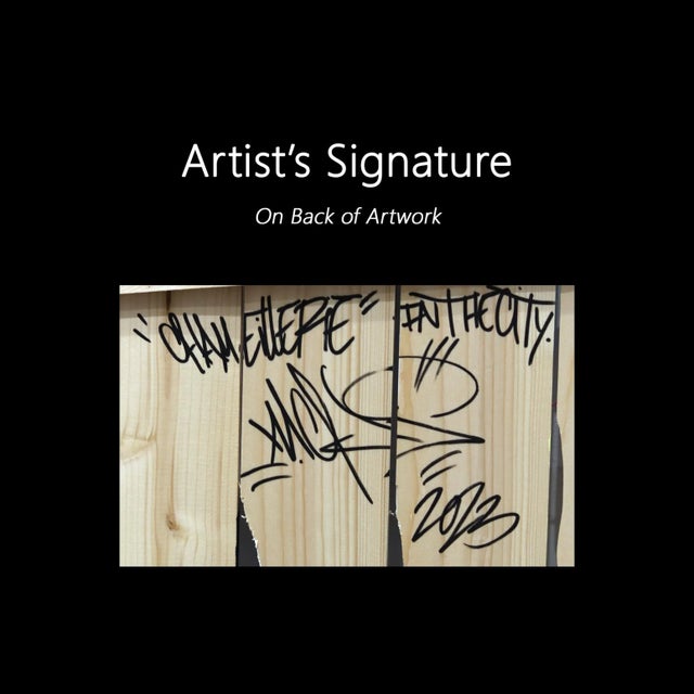 Bickering - Vibrant Colorful Pop Art Painting W/ Cartoon Characters Original Artwork by Naguy Claude For Sale - Image 9 of 9