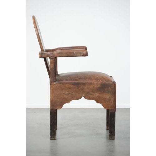North African Sheepskin Chair, 1900s For Sale - Image 3 of 14