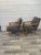 Textile Vintage Chairs and Hocker by Tatra Nabytok, Czech Republic, 1970, Set of 3 For Sale - Image 7 of 9