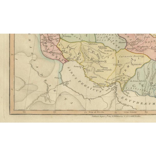 Early 19th Century Parthian Empire Map of Arsacid Middle East and Bactria from Wilkinson, London, 1817 For Sale - Image 5 of 9