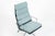 Pair of Eames Soft Pad Recliners for Herman Miller, Blue Gray Aluminum Group Lounge Chairs For Sale - Image 9 of 17