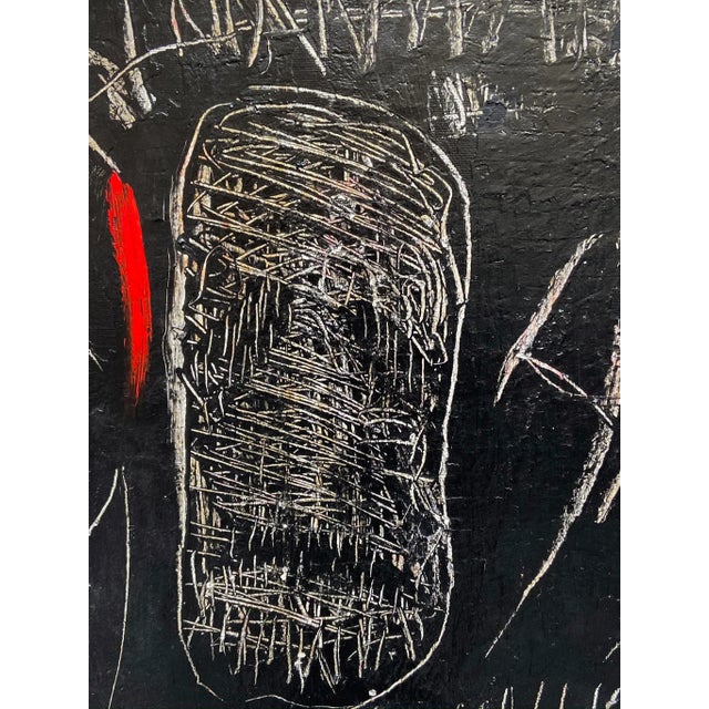 The Great Winter AM 8, Italian Abstract, Oil on Canvas Painting, Massimo D'Orta For Sale - Image 3 of 8