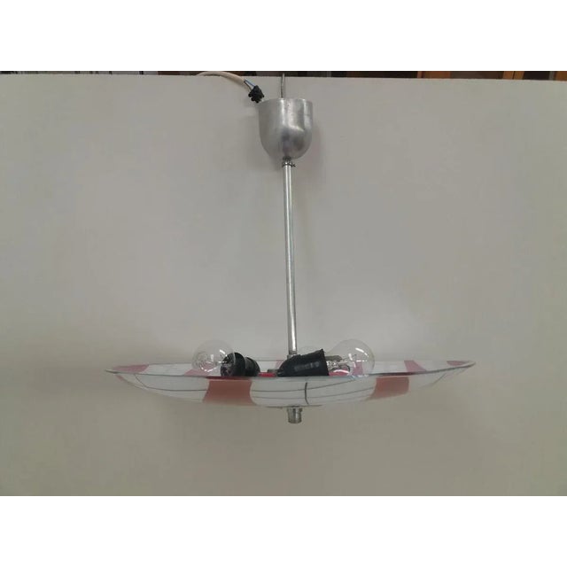 - Made in Czechoslovakia - Made of metal, glass - Fully functional - New cabling - Good, original condition. This piece is...