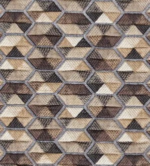 The House of Scalamandré Carousel Fabric, Taupe