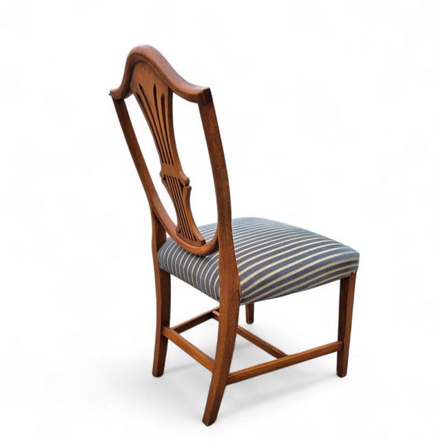 English Mahogany Hepplewhite Chairs, 1920s, Set of 6 For Sale - Image 14 of 18