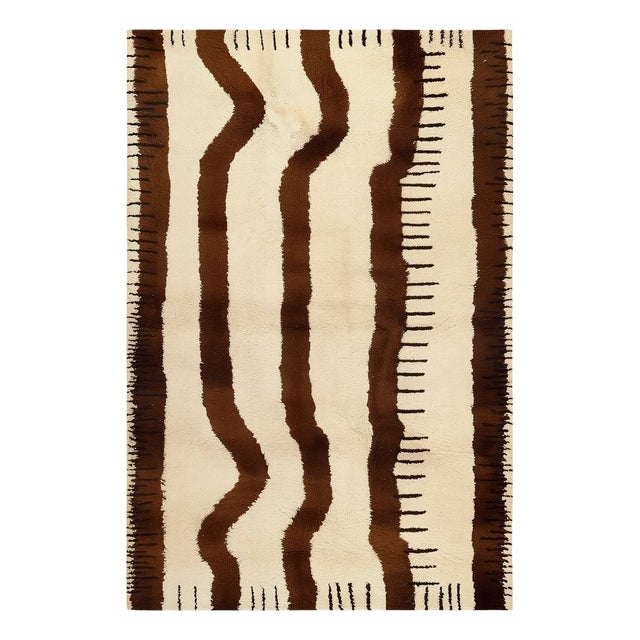 Dill Modern Rectangular Rug by Tapis Studio for Hommés Studio For Sale