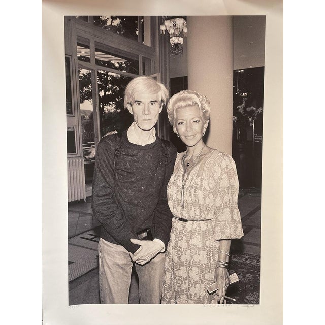 Philippe Ledru, Andy Warhol and Lana Turner, Photograph For Sale - Image 5 of 5