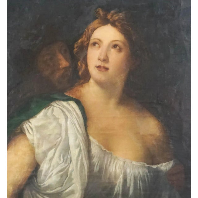 Copy after Titian's Renaissance Painting "Lucretia and Her Husband Lucius Tarquinius Collatinus" Robert Azensky Fine art...