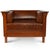 Mission Mission / Craftsman Cubic Panel Side Arm Chair - Chestnut For Sale - Image 3 of 3