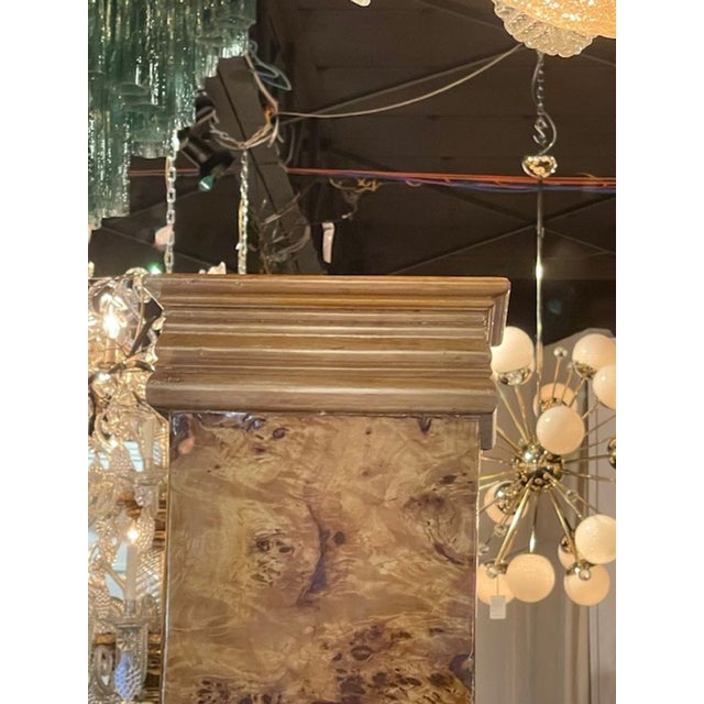 Wood Pair of Italian Burl Walnut Columns For Sale - Image 7 of 9