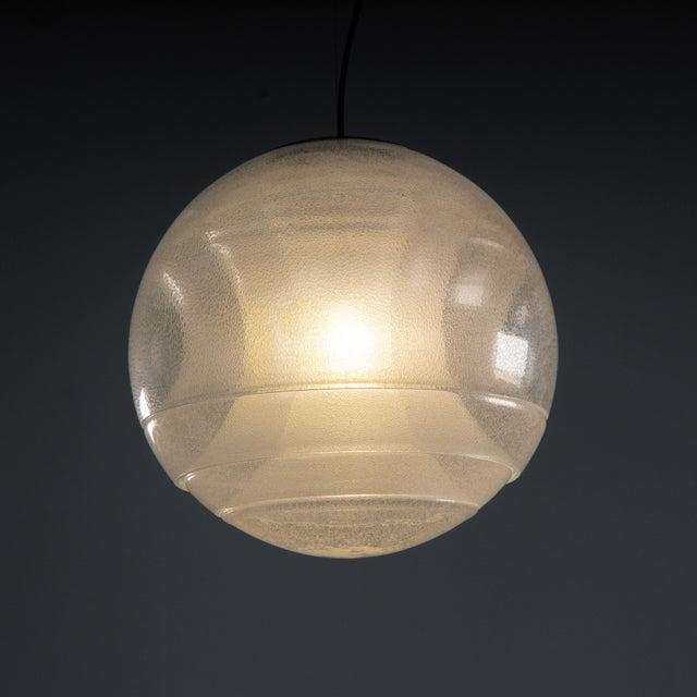 Murano Glass Suspension Lamp by Carlo Nason, Mazzega, 1970s For Sale - Image 11 of 11