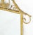 Mid 20th Century Pair of Regency Style Gilt Metal Rectangle Wall Mirrors Mint! For Sale - Image 5 of 10